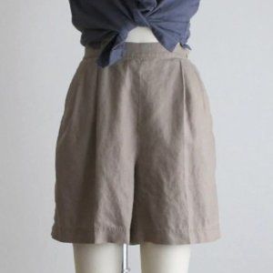 Linen shorts